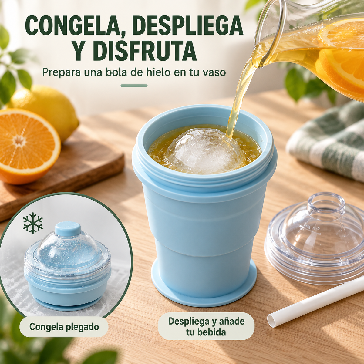 Vaso de Hielo Transformable